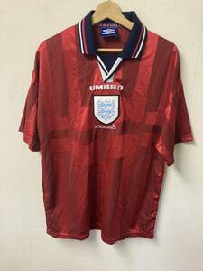 ☆00’ｓ初期UMBRO ENGLAND代表ユニフォーム　ゲームシャツ　☆