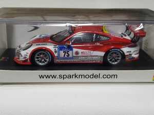 新品 1/43 スパーク SPARK Porsche 911 GT3 Cup No.75 nur 2015 Getspeed Performance　A.Osieka、D.Schornstein、A.Sammers、D.Trebing