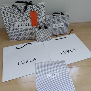 ＦＵＲＬＡ フルラ　ショップ袋　紙袋　6枚セット　まとめ売り　ショッパー　