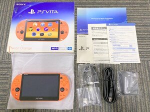 【未使用】SONY PSVITA PCH-2000 ZA24 本体 ネオンオレンジ ソニー 1円~　S4785