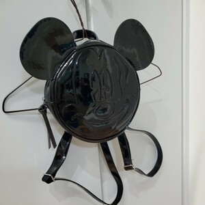 ディズニー　ミッキーマウス　Mickey　バッグ　リュック　エナメル