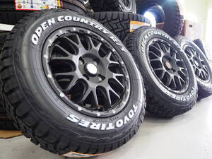 ゴツゴツ系 ウェッズ マッドヴァンス08 14inch 4-100 5.0J+35 オープンカントリー R/T 165/80R14 プロボックス サクシード