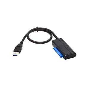 USB 3.0 - 角度付きSATA 22ピンアダプターケーブル