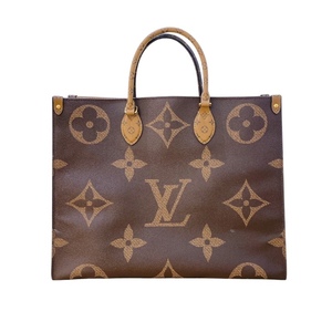 ルイ・ヴィトン LOUIS VUITTON オンザゴーGM M44576 ブラウン トートバッグ ユニセックス 中古