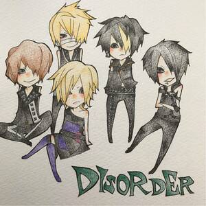 手描きイラスト★V系★ガゼット★DISORDER★原画★イラスト★アナログ