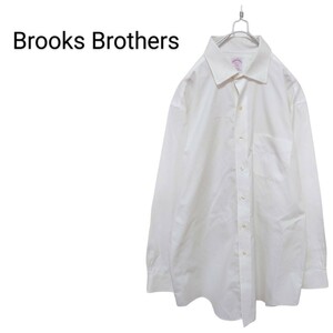 【Brooks Brothers】ホワイト ドレスシャツ A-1784