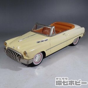 0WS45◆Fifties 50’s Buick Open Type1950 オープンカー ブリキ 日本製 ミニカー 全長約27cm/アメ車 ビンテージ ビュイック 送60