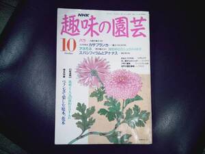 《中古本》　NHK　趣味の園芸　★平成　３年　１０月