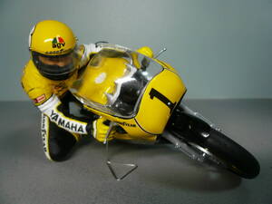 TAMIYA 1/12 KENNY ROBERTS & the YAMAHA YZR500 プラモデル組み立て完成品