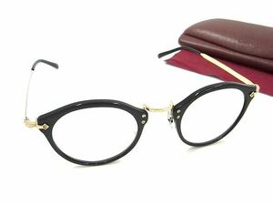 1円 ■美品■ OLIVER PEOPLES オリバーピープルズ ヴィンテージ メガネ 眼鏡 レディース メンズ ブラック系 AY7618