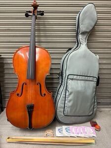 QM◎ 試奏未確認 Kiso Suzuki Violin Co.Itd Copy of Antonius Stradivarus 1720 Anno 1978 4/4 No.80 Japan チェロ コントラバス 楽器 