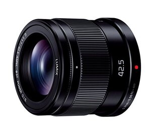 【中古】 パナソニック 単焦点 中望遠レンズ マイクロフォーサーズ用 ルミックス G 42.5mm/ F1.7 ASPH