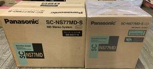 【未使用】　パナソニック Panasonic　SC-NS77MD-S　CD MDプレイヤー