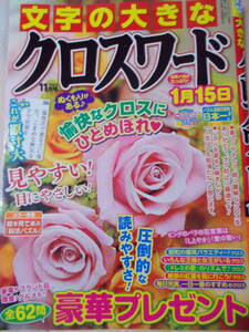 文字の大きなクロスワード 全62問 2023年11月号