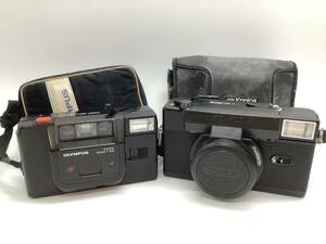 u4584 カメラ コンパクトフィルムカメラ Konica コニカ C35 AF2/OLYMPUS オリンパス TRIP AF 動作未確認 レンズキャップ有 おまとめ2点