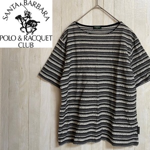 Santa Barbara Polo & Racquet Club★サンタバーバラ・ポロ・アンド・ラケットクラブ★半袖 コットン Tシャツ★サイズL　2215-157