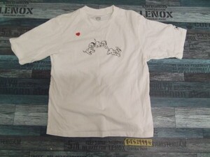 UT UNIQLO ユニクロ × DISNEY ディズニー レディース 101匹ワンちゃん 半袖Tシャツ S 白