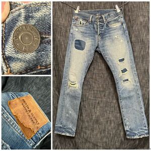 Denim & Supply Ralph Lauren ダメージ加工デニム　28