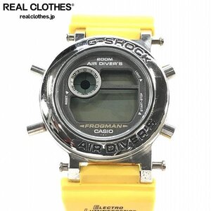 【ジャンク/動作未確認】G-SHOCK/Gショック FROGMAN/フロッグマン MEN IN YELLOW/メンインイエロー DW-8250Y-9T /000