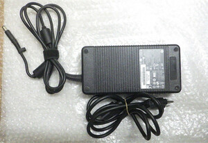 新入荷　hp　ACアダプタ HSTNN-DA12 HSTNN-LA12 19.5V 11.8A 230W 電源ケーブル付き　8560p　8570w　8740w　8760wなど用 中古動作品