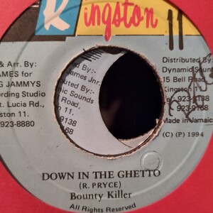 Bounty Killer / Down In The Ghetto Shank I Sheck Riddim 90s Dancehall Big Tune 定番