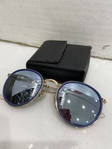 【Ray-Ban レイバン】 RB3517 FOLDING ミラー ラウンドメタルフォールディング 折りたたみ式 ケースあり サングラス 2409oki k