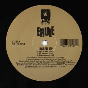 Erule Listen Up / Synopsis レコード