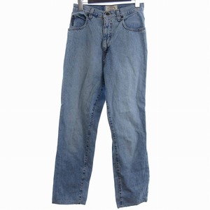 アルマーニ ジーンズ ARMANI JEANS デニム ジーンズ ロング テーパード コットン 青 インディゴ 28 ☆AA★ メンズ