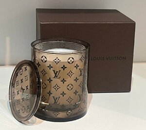 ★ 美品 未使用 非売品 本物 ルイ ヴィトンアロマキャンドル モノグラムケース ノベルティ LOUIS VUITTON