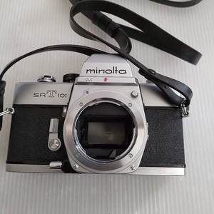 ●[現状品] ミノルタ Minolta SRT 101 35mm 一眼レフフィルムカメラ シルバー ボディのみ 1340679