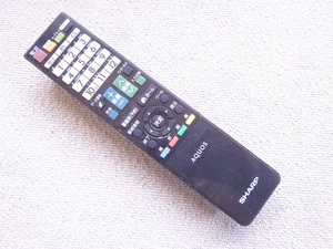 No.532 ■リモコン ●SHARP シャープ ●テレビ用 GA957WJSA 中古