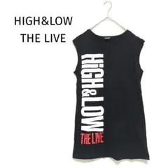 HIGH＆LOW　ライブTシャツ　ノースリーブ　ツアーTシャツ　ブラック