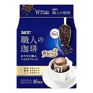 UCC 職人の珈琲 ドリップコーヒー まろやか味のマイルドブレンド 16杯×3個