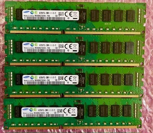 W143☆ SAMSUNG DDR3L PC3L-12800R-11-11-B1-P2 4GB ×4計16GB Memory メモリー 動作確認済み