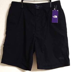 新品 送料無料 BEAMS（ビームス）THE NORTH FACE PURPLE LABEL 24SS 別注 ロゴ ショートパンツ 34 