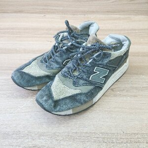 ◇ New Balance ニューバランス スニーカー サイズ27 グリーン グレー メンズ E