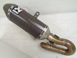 CBR1000RR SC59 08-16 akrapovic アクラポビッチ カーボン スリップオン サイレンサー マフラー 良品【E679】