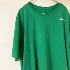 【ＮＩＫＥ】ナイキ 半袖プリントTシャツ グリーン Ｌサイズ