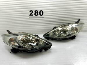 美しい **マツダ 純正 CREW プレマシー HID ヘッドライト ヘッドランプ 左右セット STANLEY P5104