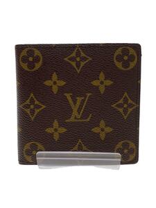 LOUIS VUITTON◆ポルト・フォイユ・マルコ_モノグラム・キャンバス_BRW/PVC/BRW/総柄/レディース