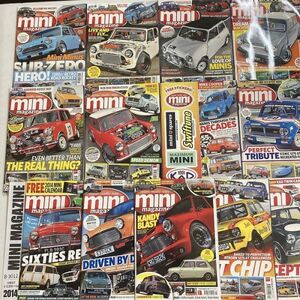 B3012　2014　13冊セット「MINI MAGAZINE」　ミニマガジン　英国　旧車雑誌　英国車　ビンテージ　自動車