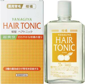 柳屋本店 ローション ヘアトニック (柑橘) 240mL (医薬部外品) ユニセックス