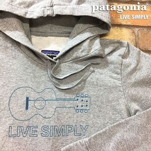 ★正規品★【patagonia パタゴニア】リブシンプリー 弦1本ギター プルオーバー スウェットシャツ パーカー[レディース M]杢グレー K2-813