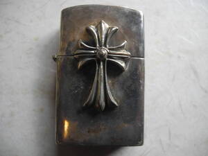 C151）CHROME HEARTS クロムハーツ ZIPPO ジッポー ジッポ ライター スターリング シルバー STERLING925（A