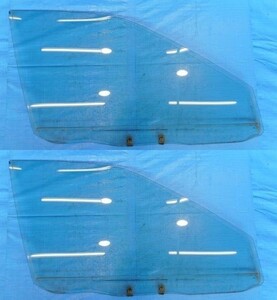 【未使用 希少】純正 三菱 フロント ドア ガラス 左右 ランサー エボ ランエボ4 CN9A MITSUBISHI LANCER EVO GLASS FRONT DOOR WINDOW R L