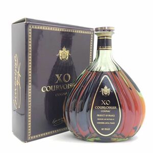 【未開栓】 COURVOISIER XO クルボアジェ グリーンボトル コニャック ブランデー 700ml 40% 箱