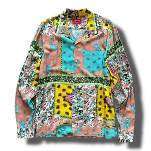 16SS supreme Paisley rayon shirt 花柄レーヨン