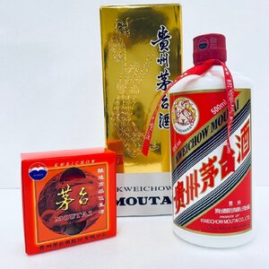 【ICA4819】【未開栓 古酒】 貴州茅台酒 マオタイ酒 500ml 53％ 約960g 天女ラベル 2022 箱・ミニグラス付 中国酒 白酒 MOUTAI KWEICHOW