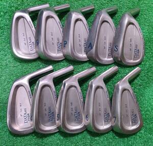 ◆名器◆三浦技研製造 PRGR DATA601　#３－PW,AW,SW　ヘッドのみ10個　プロギア　データ　FORGED フォージド　軟鉄鍛造　MIURA