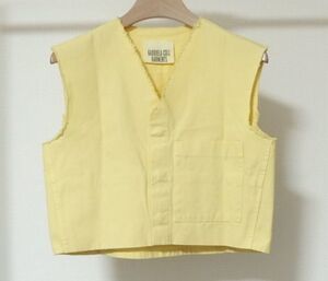 Gabriela Coll Garments ガブリエラコールガーメンツ CANVAS VEST キャンバス ベスト S